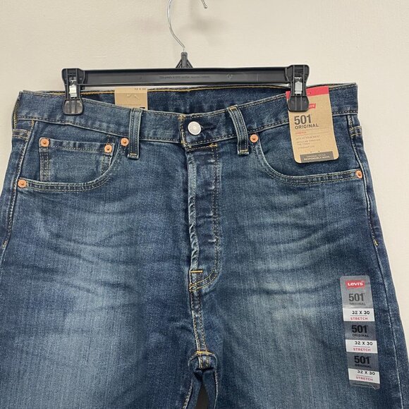 NWT - Levi's 501 Original Fit Men's Jeans (005013080), Unicycle - Size 32Wx30L - Picture 7 of 12